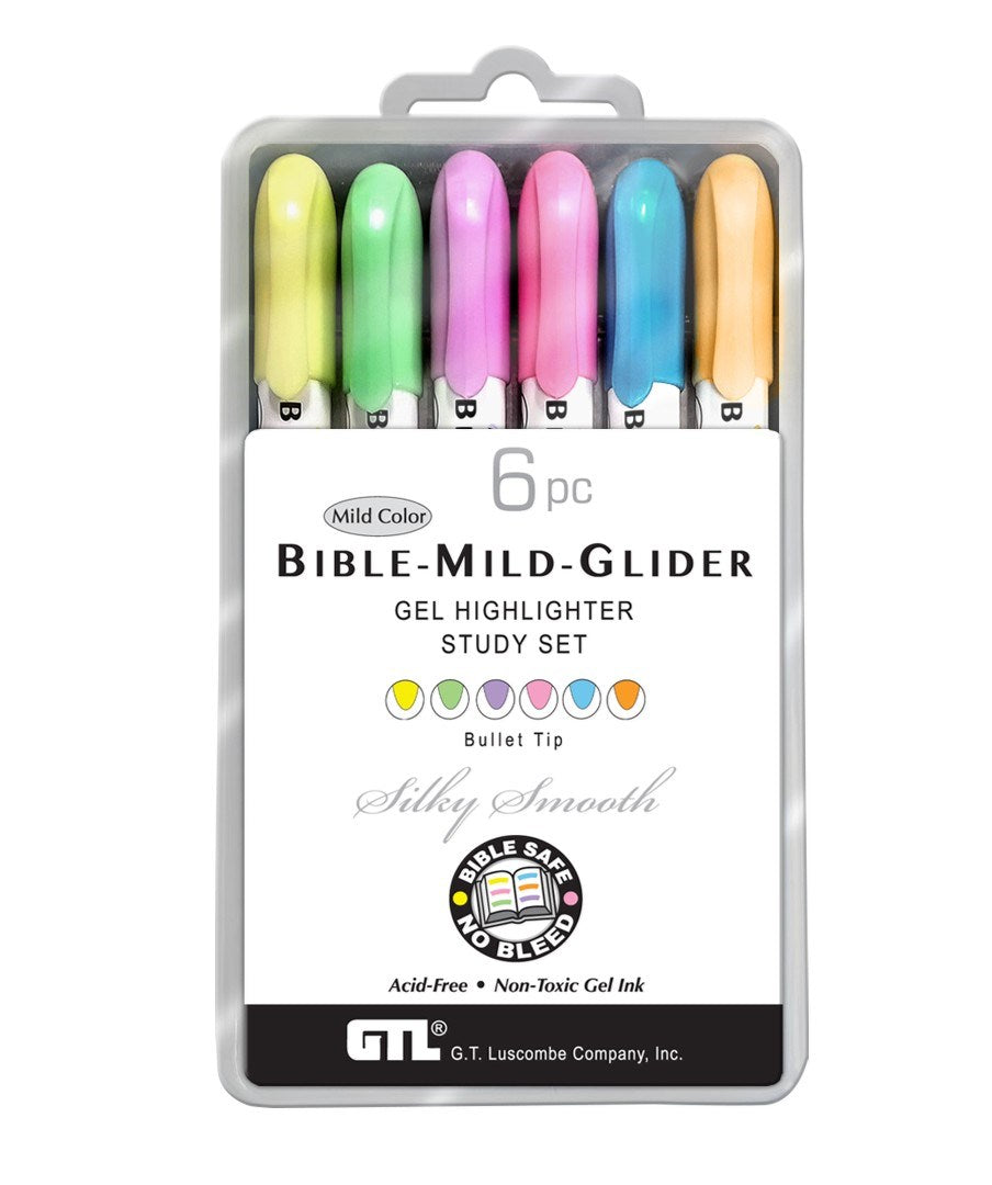 Accu-Gel Bible-Mild-Glider Gel Study Kit (Set Of 6)