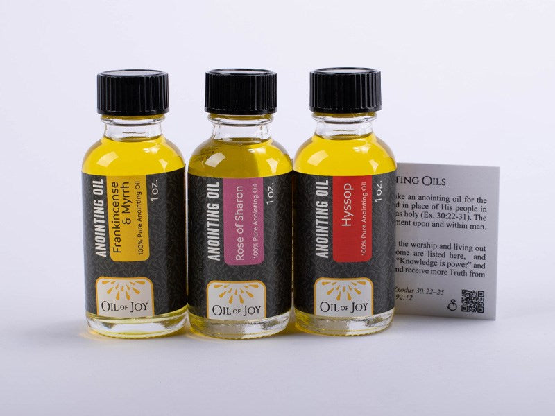 Anointing Oil-Assorted-1oz (Pack Of 3)