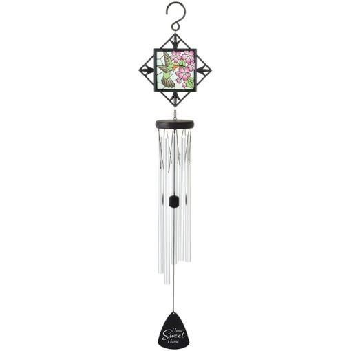 Wind Chime-Stained Glass-Home Sweet Home (30")