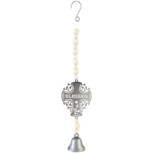 Wind Chime-Beaded Bells-Blessed (18") (Pack Of 6)