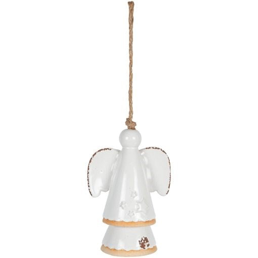 Wind Chime-Ceramic Bells-Star Angel