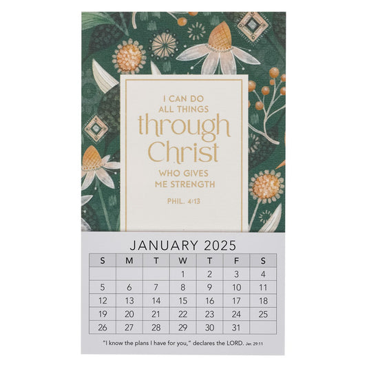 2025 Mini Magnetic Calendar-All Things-Phil. 4:13