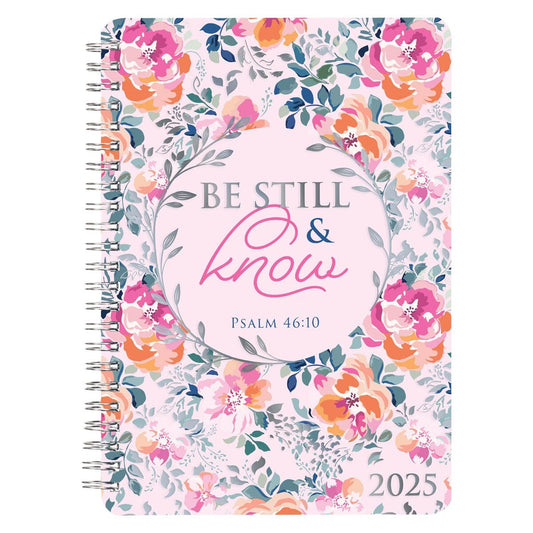 2025 Wirebound Daily Planner-Be Still And Know