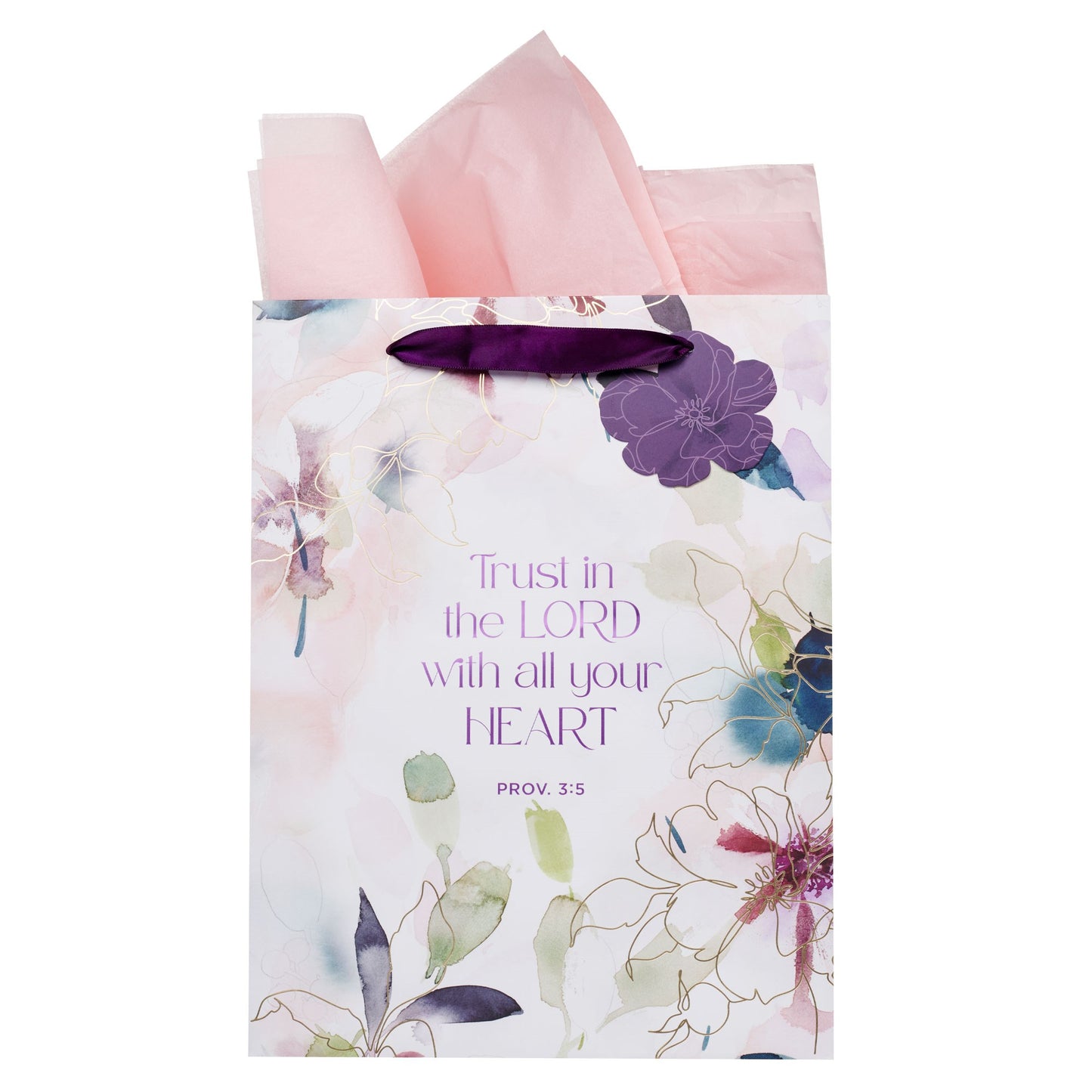 Gift Bag-Large-Portrait-Trust In The Lord-Prov. 3:5