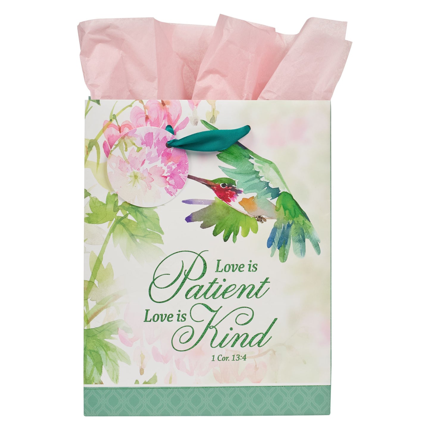 Gift Bag-Medium-Love Is Patient-1 Cor. 13:4