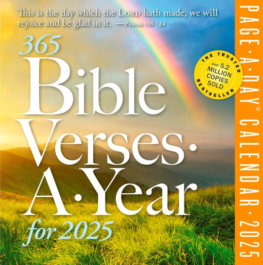 Calendar-2025-365 Bible Verses-A-Year Page-A-Day