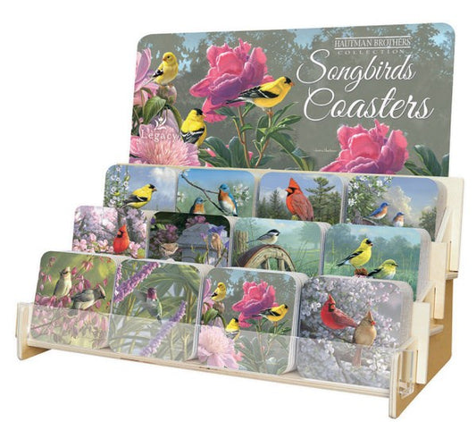 Coaster Collection-Songbirds (12 Coasters In 12 Designs) (Display ORD SPY#120359)