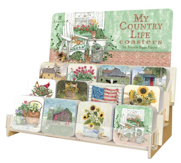 Coaster Collection-My Country Life (12 Coasters In 12 Designs) (Display ORD SPY#120359)