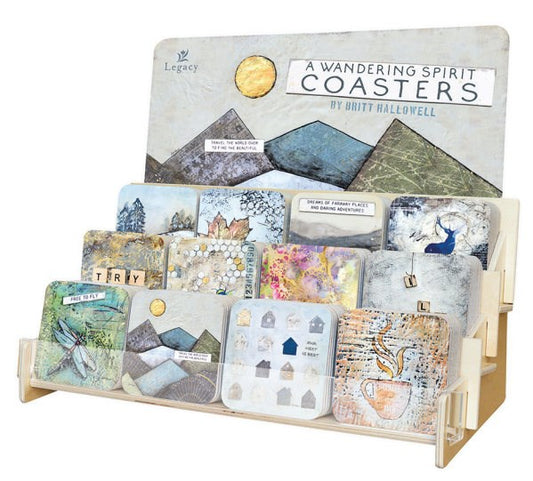 Coaster Collection-A Wandering Spirit (12 Coasters In 12 Designs) (Display ORD SPY#120359)