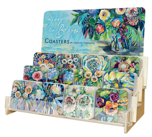 Coaster Collection-Joy In Bloom (12 Coasters In 12 Designs) (Display ORD SPY#120359)