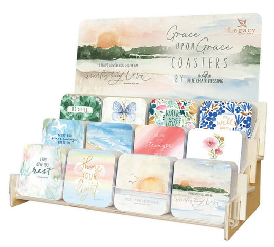 Coaster Collection-Grace Upon Grace (12 Coasters In 12 Designs) (Display ORD SPY#120359)