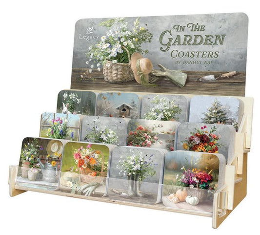 Coaster Collection-In The Garden (12 Coasters In 12 Designs) (Display ORD SPY#120359)