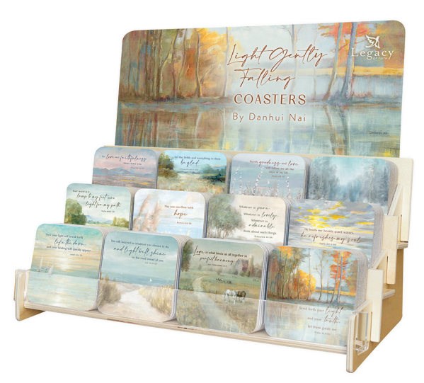 Coaster Collection-Light Gently Falling (12 Coasters In 12 Designs) (Display ORD SPY#120359)