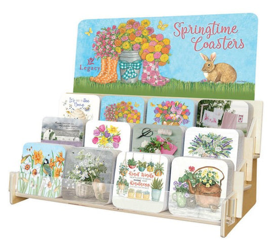 Coaster Collection-Springtime (12 Coasters In 12 Designs) (Display ORD SPY#120359)