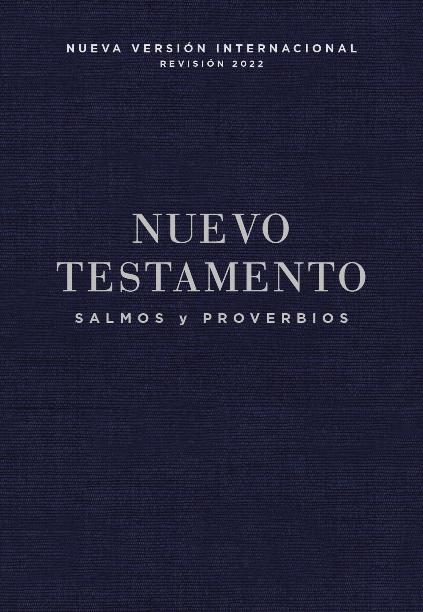 NVI Pocket New Testament w/Psalms And Proverbs (Nuevo Testamento  con Salmos y Proverbios)-Navy Softcover