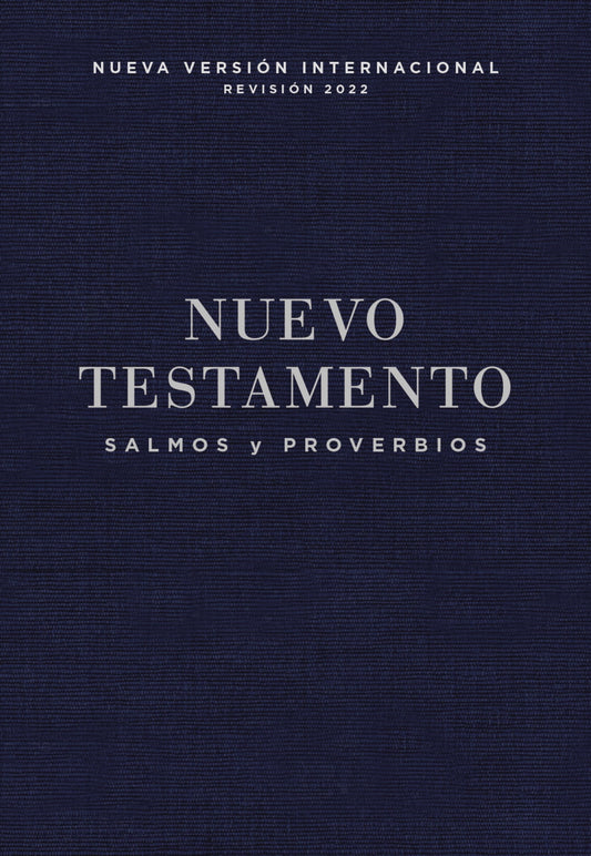 NVI Pocket New Testament w/Psalms And Proverbs (Nuevo Testamento  con Salmos y Proverbios)-Navy Softcover