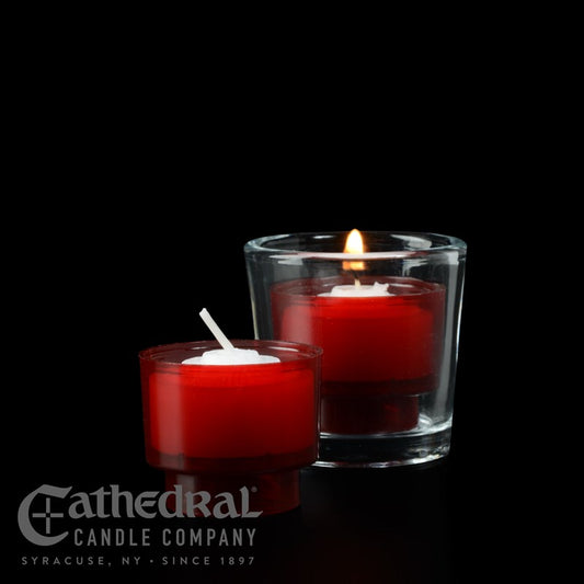 Devotional Candles-ezLites 4 Hour Ruby (Pack Of 288)