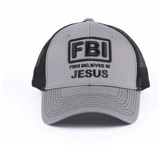 Cap-FBI-Gray/Black