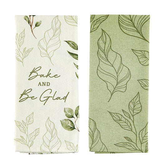 Towel Set-Bake And Be Glad (18" x 28") (Set Of 2)