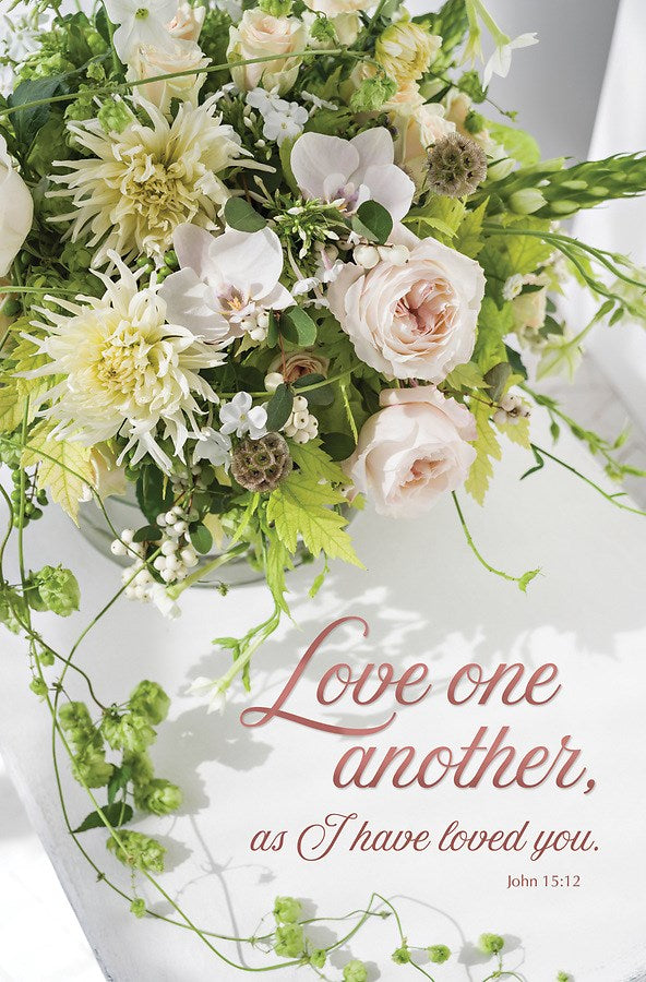 Bulletin-Love One Another As I Have Love You (John 15:12) (Pack Of 100)