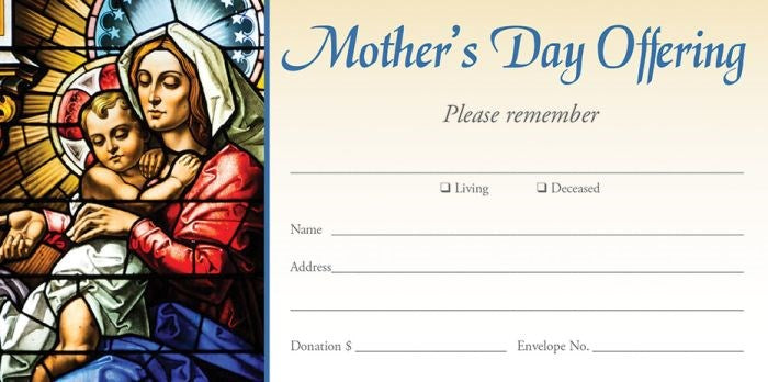 Offering Envelope-Mother's Day Offering (Pack Of 100)